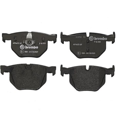 Bromsbelägg BREMBO P 06 033, Bakaxel (Sats)