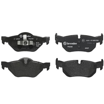 Bromsbelägg BREMBO P 06 038, Bakaxel (Sats)