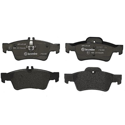 Bromsbelägg BREMBO P 50 052, Bakaxel (Sats)