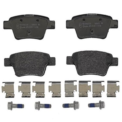 Bromsbelägg BREMBO P 61 080, Bakaxel (Sats)