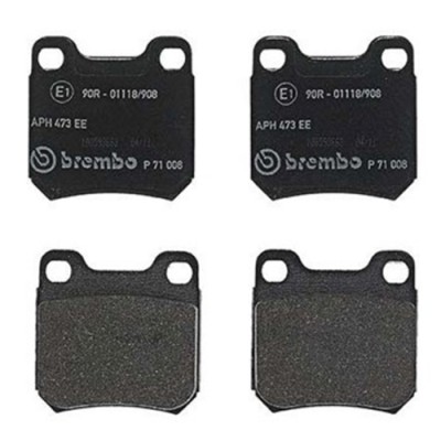 Bromsbelägg BREMBO P 71 008, Bakaxel (Sats)
