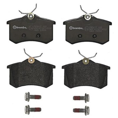 Bromsbelägg BREMBO P 85 017, Bakaxel (Sats)