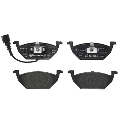 Bromsbelägg BREMBO P 85 072, Framaxel (Sats)