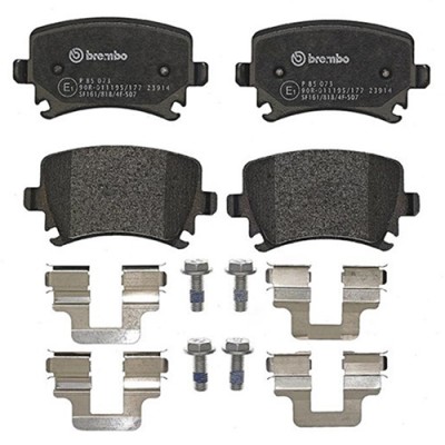 Bromsbelägg BREMBO P 85 073, Bakaxel (Sats)