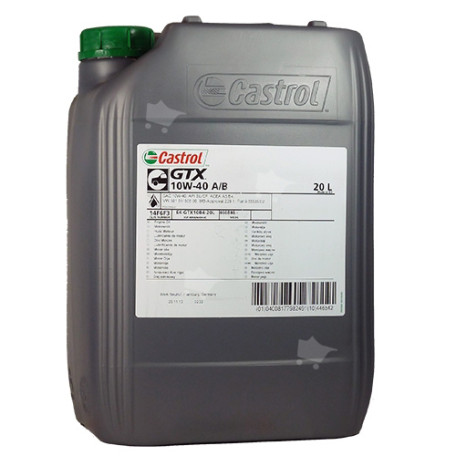 Castrol GTX 10W-40 A3/B4 20L