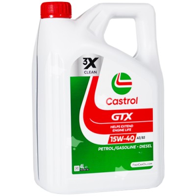 Castrol GTX 15W-40 A3/B3 4L