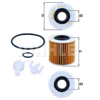 Oljefilter Mahle Original OX 414D1