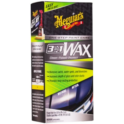 Meguiar's 3 in 1 Wax 473ml