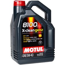 Motul 8100 X-clean gen2 5W-40 5L