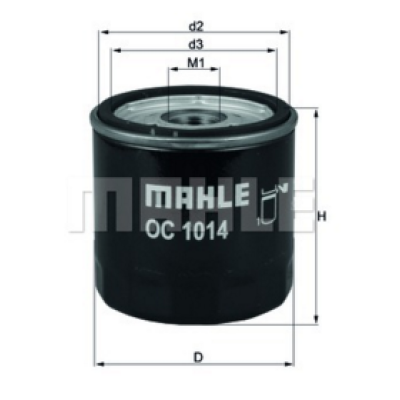Oljefilter Mahle Original OC 1014