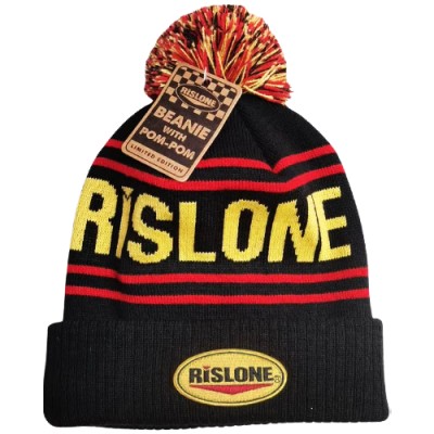 RISLONE Beanie With Pom-Pom