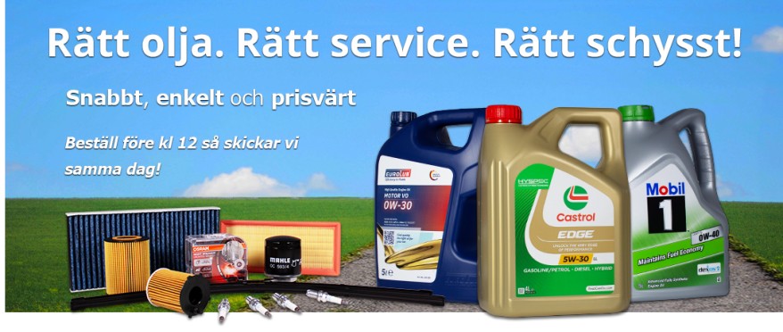 Rätt olja till din bil