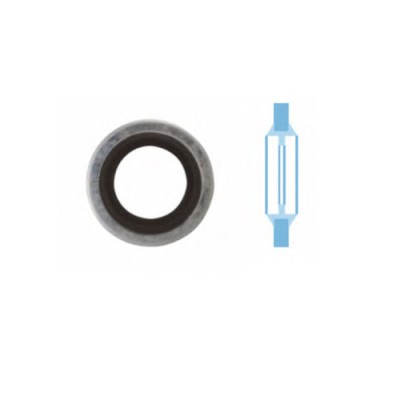 Tätningsring för oljeplugg Corteco 006339S (2-pack)
