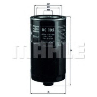 Oljefilter Mahle Original OC 105