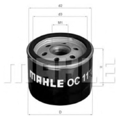 Oljefilter Mahle Original OC 11
