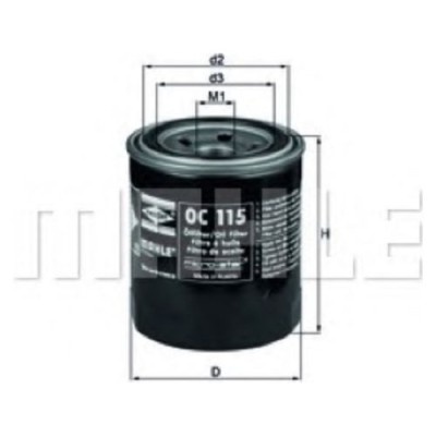 Oljefilter Mahle Original OC 115