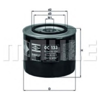 Oljefilter Mahle Original OC 133