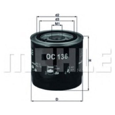 Oljefilter Mahle Original OC 136