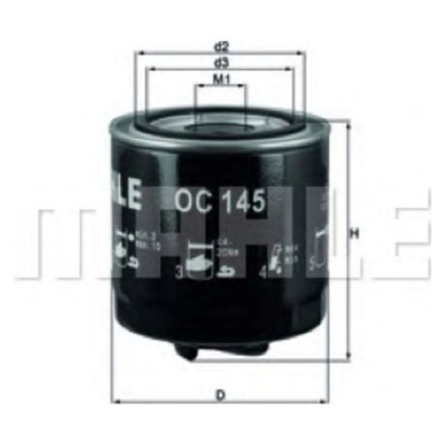 Oljefilter Mahle Original OC 145