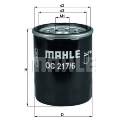 Oljefilter Mahle Original OC 217/6