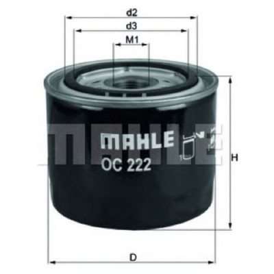 Oljefilter Mahle Original OC 222