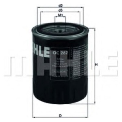 Oljefilter Mahle Original OC 262