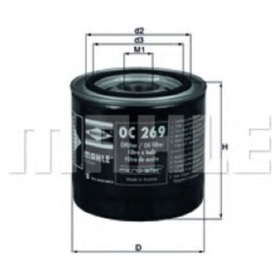 Oljefilter Mahle Original OC 269
