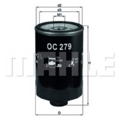 Oljefilter Mahle Original OC 279