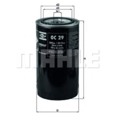 Oljefilter Mahle Original OC 29