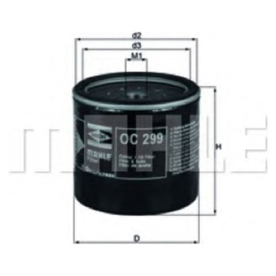 Oljefilter Mahle Original OC 299