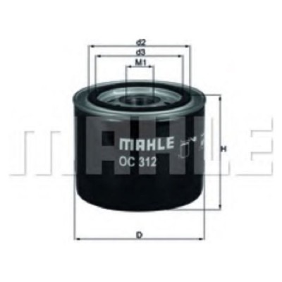 Oljefilter Mahle Original OC 312