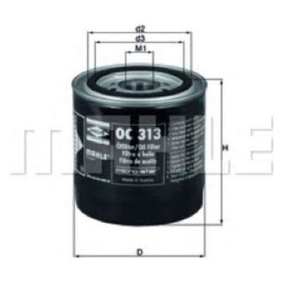 Oljefilter Mahle Original OC 313