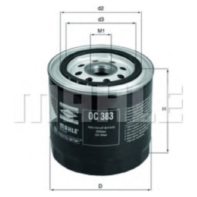 Oljefilter Mahle Original OC 383