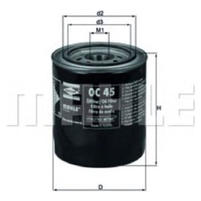 Oljefilter Mahle Original OC 45