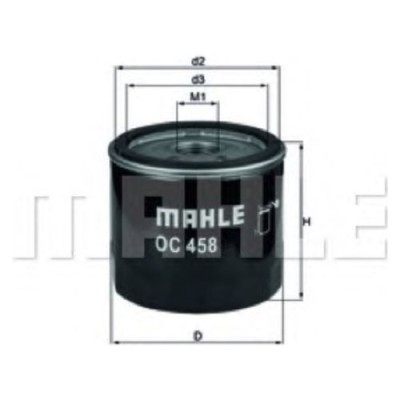 Oljefilter Mahle Original OC 458