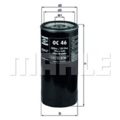 Oljefilter Mahle Original OC 46