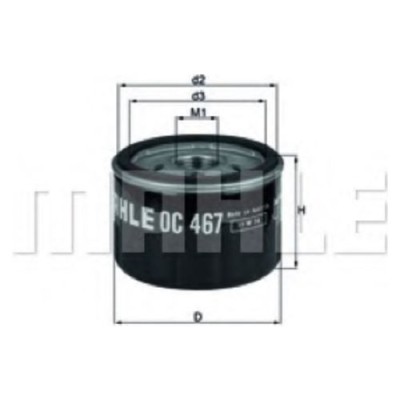 Oljefilter Mahle Original OC 467