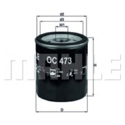 Oljefilter Mahle Original OC 473