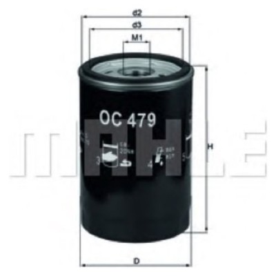 Oljefilter Mahle Original OC 479