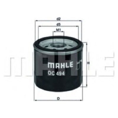 Oljefilter Mahle Original OC 494