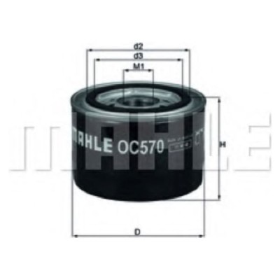 Oljefilter Mahle Original OC 570