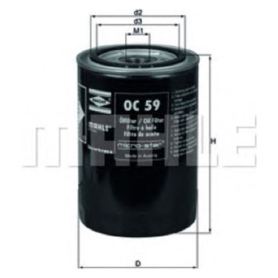 Oljefilter Mahle Original OC 59