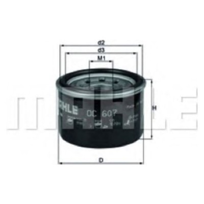 Oljefilter Mahle Original OC 607