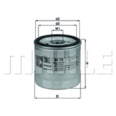 Oljefilter Mahle Original OC 78