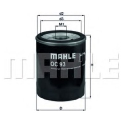 Oljefilter Mahle Original OC 93