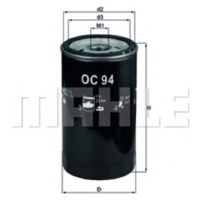 Oljefilter Mahle Original OC 94