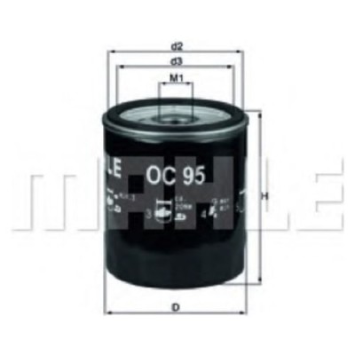 Oljefilter Mahle Original OC 95