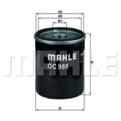 Oljefilter Mahle Original OC 986