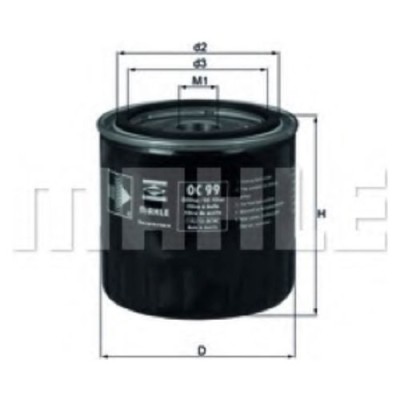 Oljefilter Mahle Original OC 99