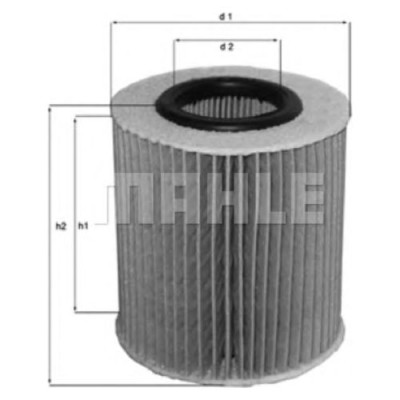 Oljefilter Mahle Original OX 166/1D